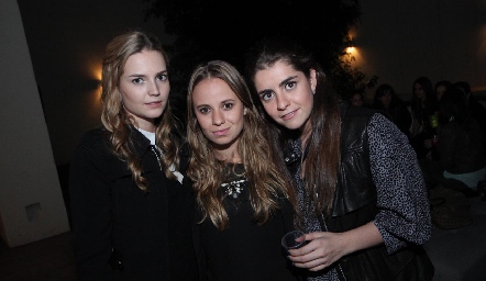  Miriam Huber, Paulina López y Daniela Muriel.