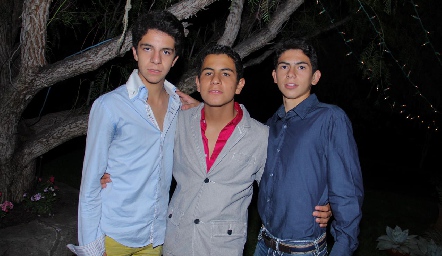 Hazard, Rodrigo y Jorge.