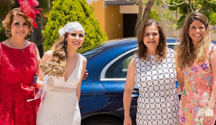 Isa Cabrera, Isa Garza, Dora Cabrera y María José Díaz Dibildox.