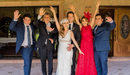  Alejandro, Virgilio e Isa Torres, Jorge Meade, Isa Cabrera y Virgilio Garza.