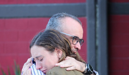  Daniel Medina con su hija Luli.