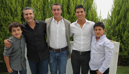  Rafa, Juan Manuel Piñero, Alejandro Villalobos, Juan Manuel y Pj Piñero.
