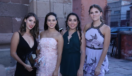  Ale Pérez, Sandra Villalobos, Fer Salazar y Ana Sofía Solana.