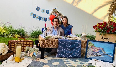  Rubén Torres y Ale Mata 3 años de novios.