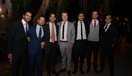  Ricardo Gómez, José Zendejas, Chema Gómez, Gastón Lozano, Gerardo Gómez, José Luis y Rodrigo Carreras.