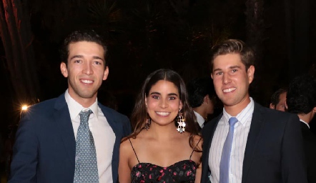  Johan Werge, Rocío de la Vega y Galo Galván.