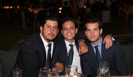  Toro Gómez, Jorge Naya y Pablo Zendejas.