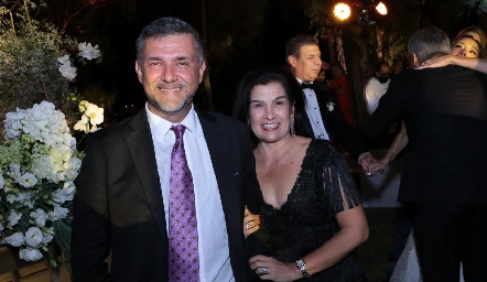  Tenoch González y Claudia Balbontín.
