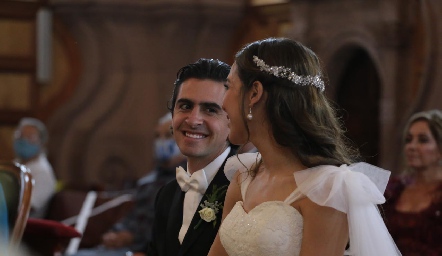  Guillermo Gómez y Michelle Cano.