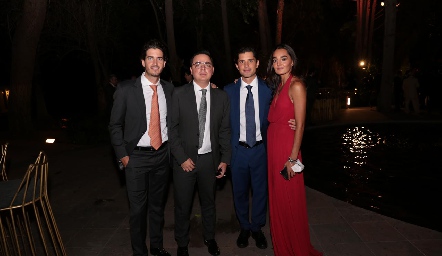  Chema Gómez, Toño Guzmán, Gerardo Serrano y Marianela Villasuso.