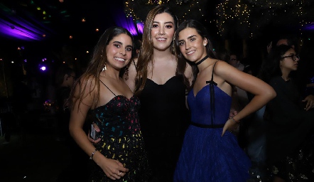  Rocío de la Vega, Ana Gaby Motilla e Isa Pérez.