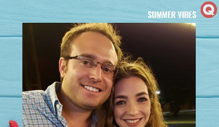 Fernando de Luna y Mónica Garza.