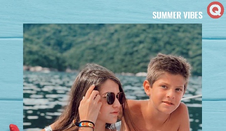  María Emilia y Mateo Díaz.