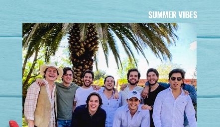  Diego Bárcen, Rodrigo Abud, Max Gómex, Pablo Lavín, Marcelo Navarro, Dago Castillo, Emilio Rodríguez, José Lozano y Pato Rodríguez.