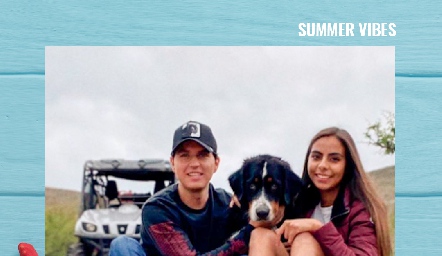  Santiago Perafán y Ximena Anaya con Laika.