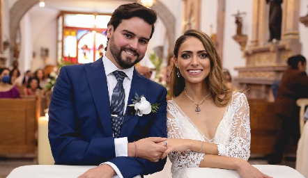  Rodrigo Labastida y Elisa Ramírez ya son esposos.