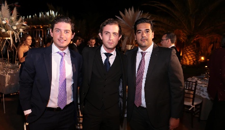  Diego Cerecedo, Marco Ciuffardi y José Antonio Alonso.