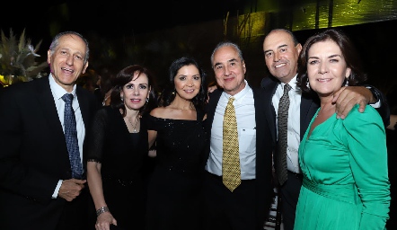  Víctor Medlich, Alicia Gallegos, Martha Carrillo, Juan Manuel Rocha, Fernando Pérez y Coco Mendizábal.