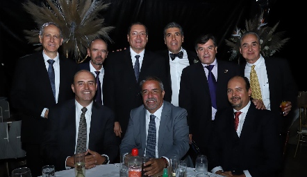Víctor Medlich, Ricardo Meade, Rafael Olvera, Rafael Tobías, Luis Ortuño, Juan Manuel Rocha, Fernando Pérez, Salvador Espinosa y Carlos Sánchez.