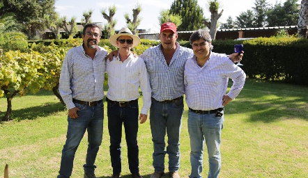 Gerardo Galván, Rodak Palau, Jaime Ascanio y Paco Leos.