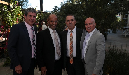  Héctor Obregón, David García, Gerardo Valle y Tomás Alcalde.