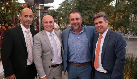  David García, Tomás Alcalde, Javier Alcalde y Galo Galván.