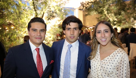  Edgar Longoria, Gabriel Torres y Diana Olvera.