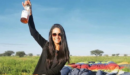  Paulina festejando su cumpleaños.