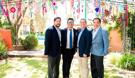  Ismael Esqueda, Barra Meade, Alejandro Sánchez y Tony Ascanio.