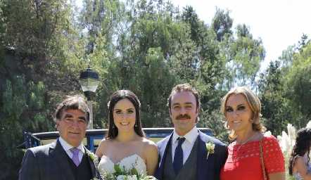 Humberto Palacios, Silvia Díaz de León, Humberto Palacios y Martha Kuri.
