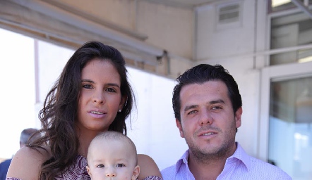  Daniela de la Fuente, Elías y Jorge Torres.