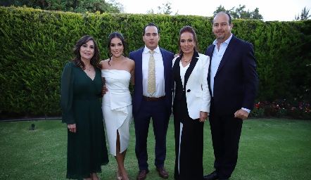  Laura Mitre, Ana Laura Rodríguez, Carlos, Lorena y Carlos Sánchez.