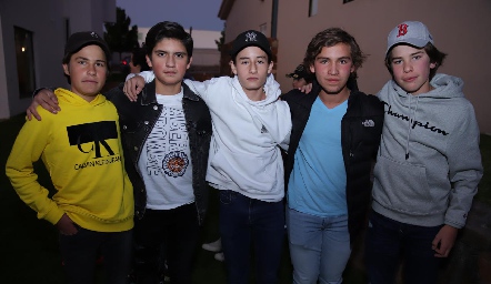  Mau, Chus, Víctor, Daniel y Agustín.