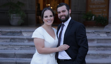 Andrea Díaz Infante Dávila y Arturo Zapata Navarro ya son esposos.