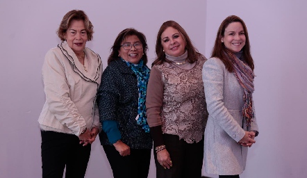  Graciela Berrones, Carmelita Vázquez, Silvia Esparza y Diana Guel.