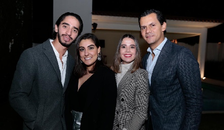  Héctor Armería, Vera Castillo, Paula Bárcena y José Manuel Ballar.