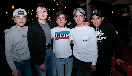 Cali, Patricio, Mau, Chus y Diego.