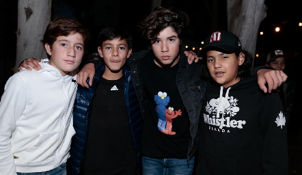  Israel, Franco, Tote y Diego.