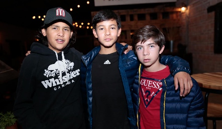  Diego, Franco y Fer.