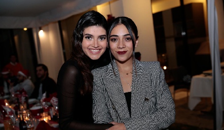  Sofía Santoyo y Ale Aguirre.