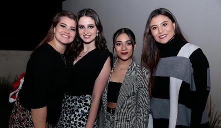  Isa Valle, Fer Ruiz, Ale Aguirre y Marijó González.