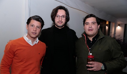  Santiago González, Santiago Gutiérrez y Gunther Stahl.