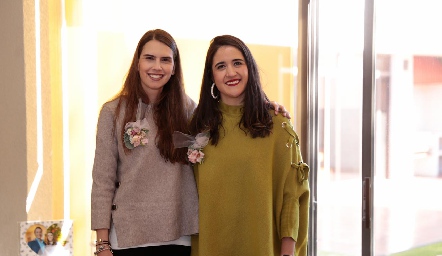  Ana Gaby González Portillo y Paula Sandoval Motilla.
