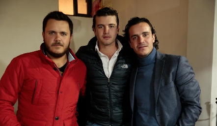  Cristóbal Safont, Alejandro Aranda y Ángel Safont.