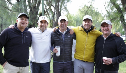  Jorge Villarreal, Alejandro Elizondo, Fernando López, Jorge Morales y Juan Benavente.