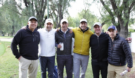  Jorge Villareal, Alejandro Elizondo, Fernando López. Jorge Morales, Juan Benavente y Juan Carlos Nieto.