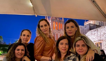  Liliana Martí, Maribel De Antuñano, Consuelo Fernández, Paola Vázquez, Daniela Calderón y Martha Leija.