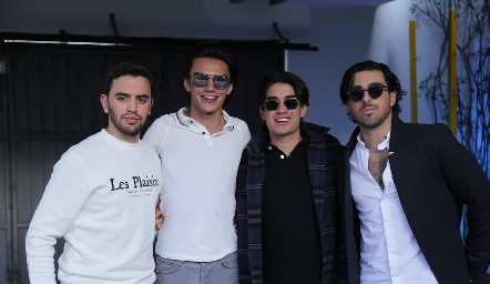  Diego Zepeda, Jaime Ruiz, Chema Rodríguez y Alejandro Navarro.
