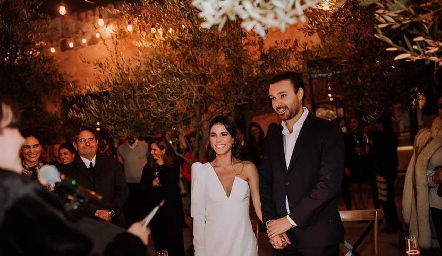  Maribel Rodríguez y Diego De Luna en su boda civil.