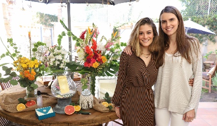  Sofía Medina y Ana Gaby González.